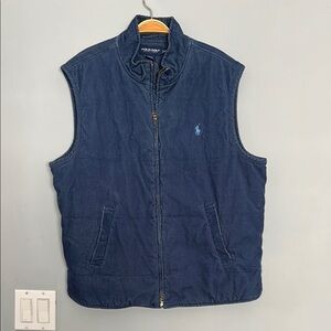 EUC Polo by Ralph Lauren Men's Blue Vest
